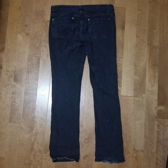 Black Banana Republic Skinny Jeans Sz 14 - Picture 2 of 4